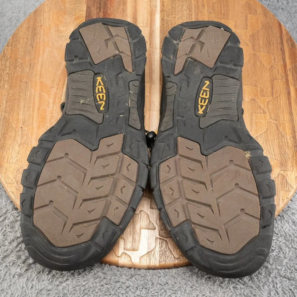 KEEN Newport H2 Sandals Mens 11 Brown Good Waterproof Leather Hiking Shoes